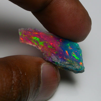 Very Rare Bi-Color Opal Rough 7.90 Cts Natural Ethiopian Opal Raw Jewelry Grade