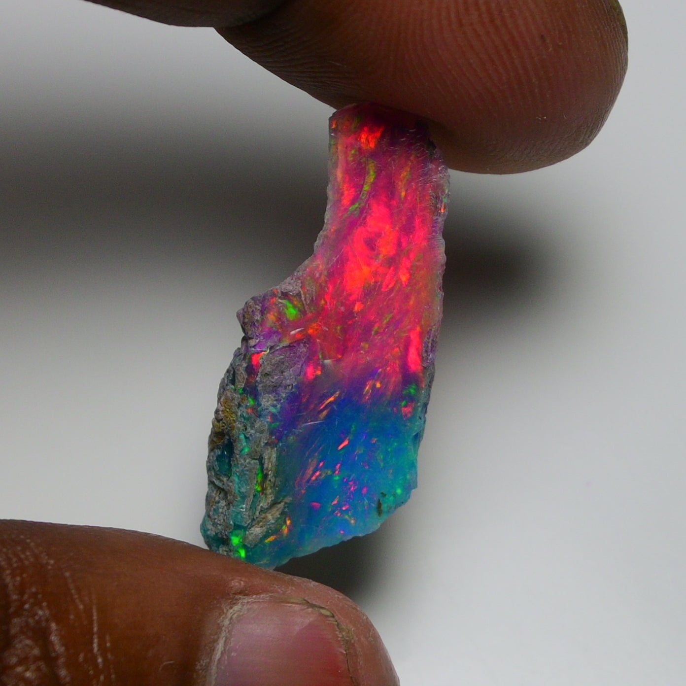 Very Rare Bi-Color Opal Rough 7.90 Cts Natural Ethiopian Opal Raw Jewelry Grade