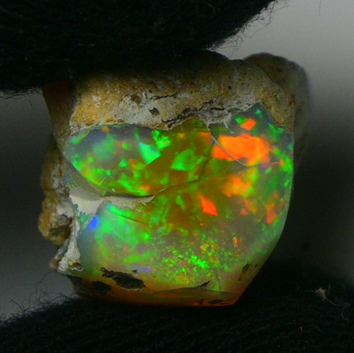 White Opal 15.50 Carats | Natural White Ethiopian Opal Rough - Ready for Cutting & Jewelry!