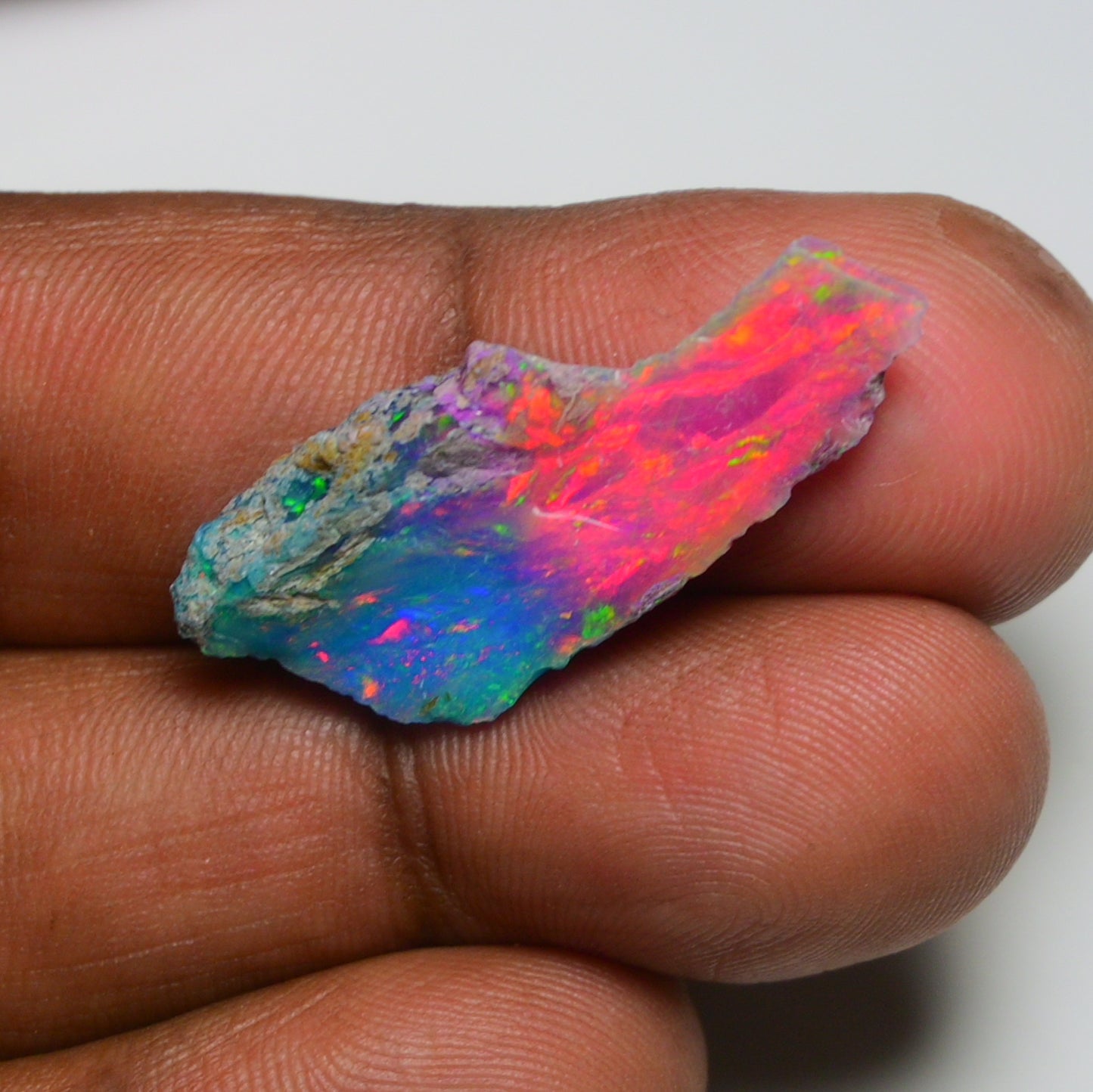 Very Rare Bi-Color Opal Rough 7.90 Cts Natural Ethiopian Opal Raw Jewelry Grade