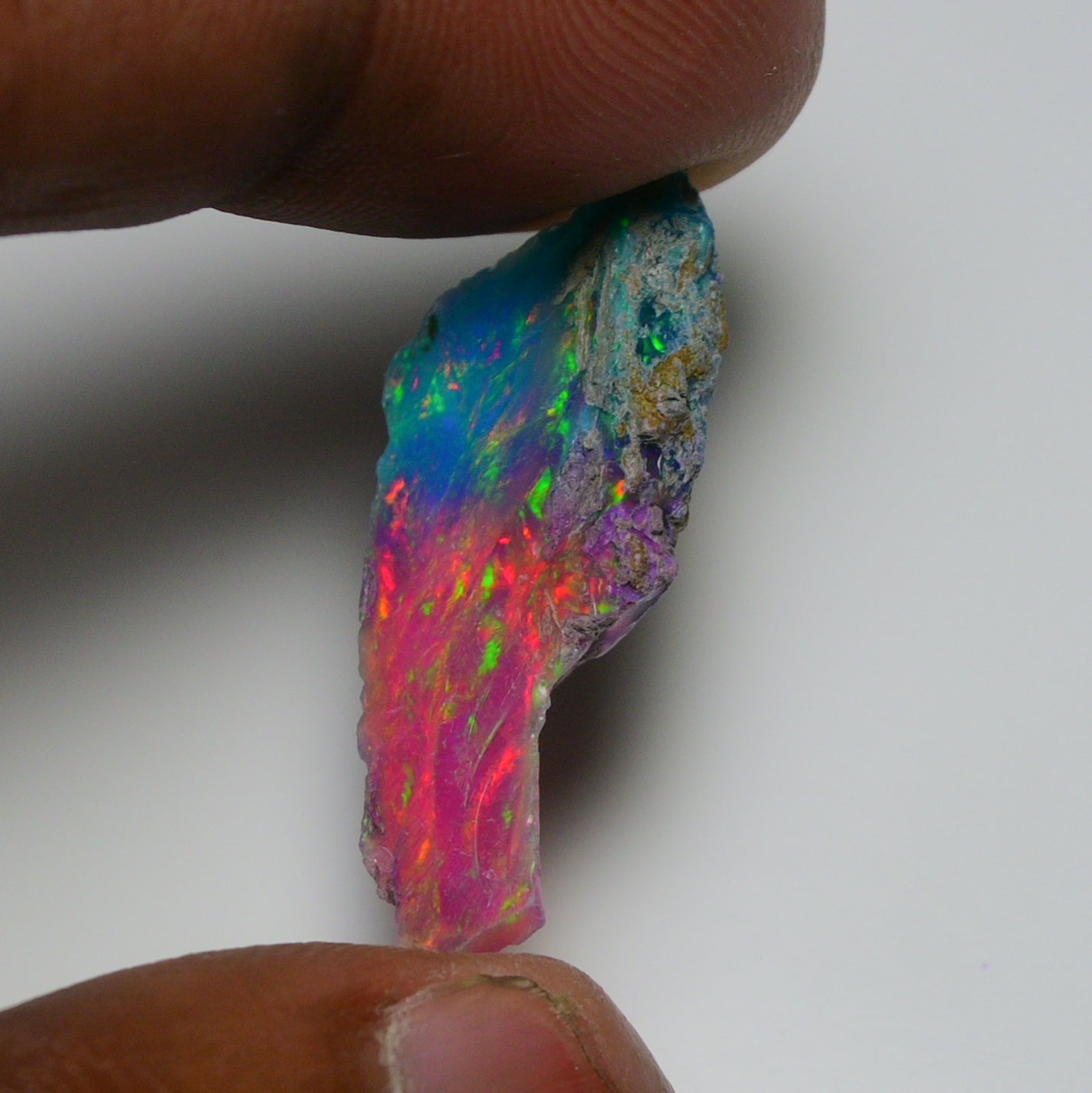 Very Rare Bi-Color Opal Rough 7.90 Cts Natural Ethiopian Opal Raw Jewelry Grade