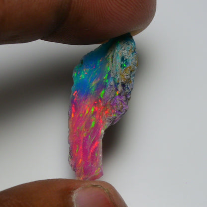 Very Rare Bi-Color Opal Rough 7.90 Cts Natural Ethiopian Opal Raw Jewelry Grade