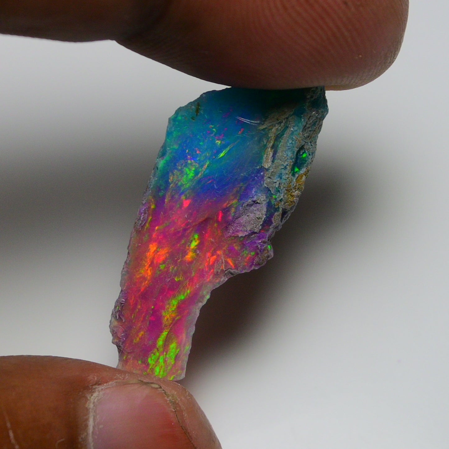 Very Rare Bi-Color Opal Rough 7.90 Cts Natural Ethiopian Opal Raw Jewelry Grade
