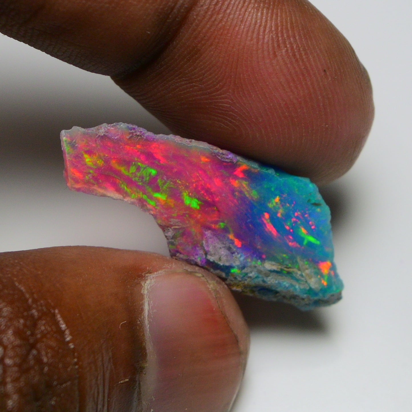 Very Rare Bi-Color Opal Rough 7.90 Cts Natural Ethiopian Opal Raw Jewelry Grade