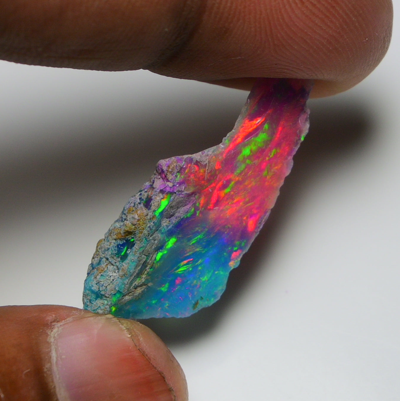 Very Rare Bi-Color Opal Rough 7.90 Cts Natural Ethiopian Opal Raw Jewelry Grade