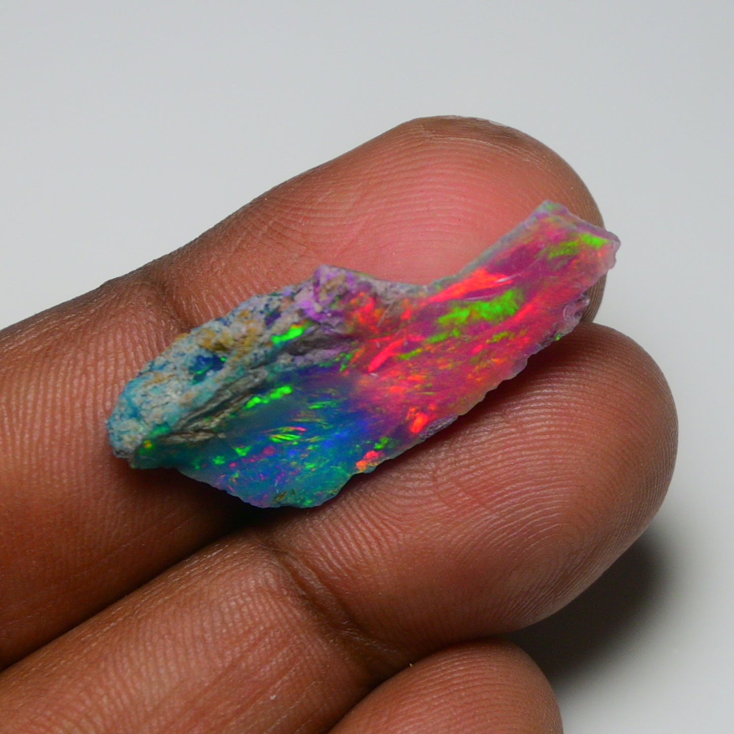 Very Rare Bi-Color Opal Rough 7.90 Cts Natural Ethiopian Opal Raw Jewelry Grade