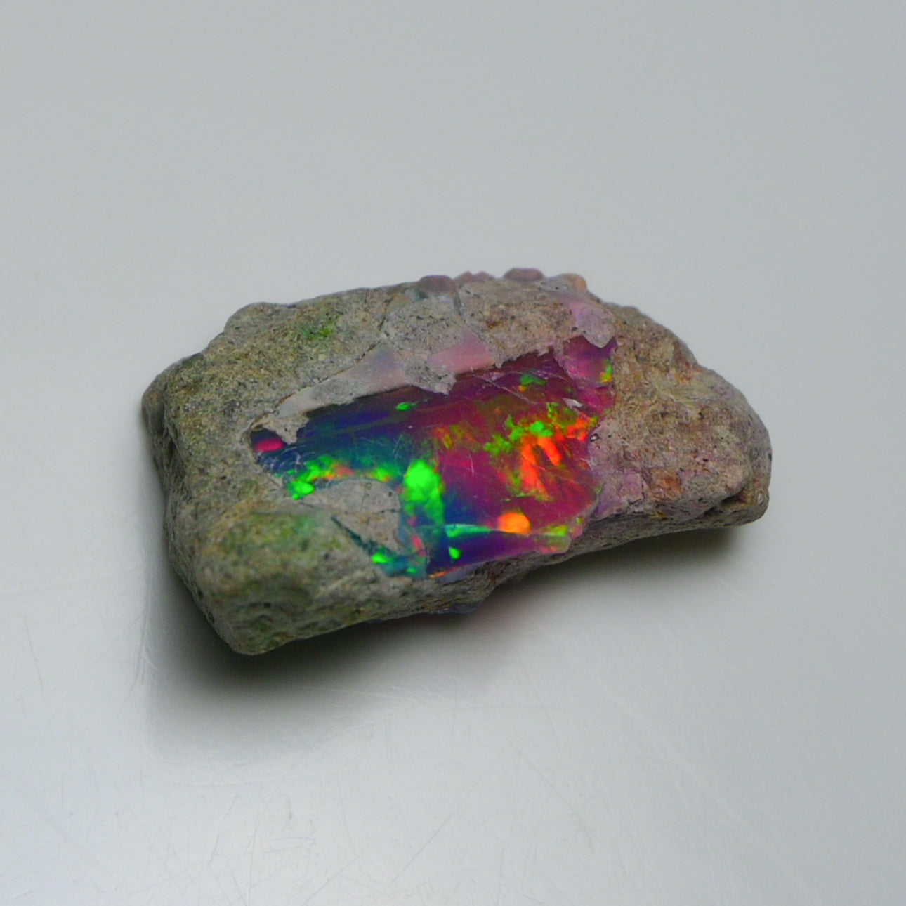Very Rare Bi-Color Opal Rough 20.25 Cts Natural Ethiopian Opal Raw Jewelry Grade