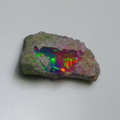 Very Rare Bi-Color Opal Rough 20.25 Cts Natural Ethiopian Opal Raw Jewelry Grade