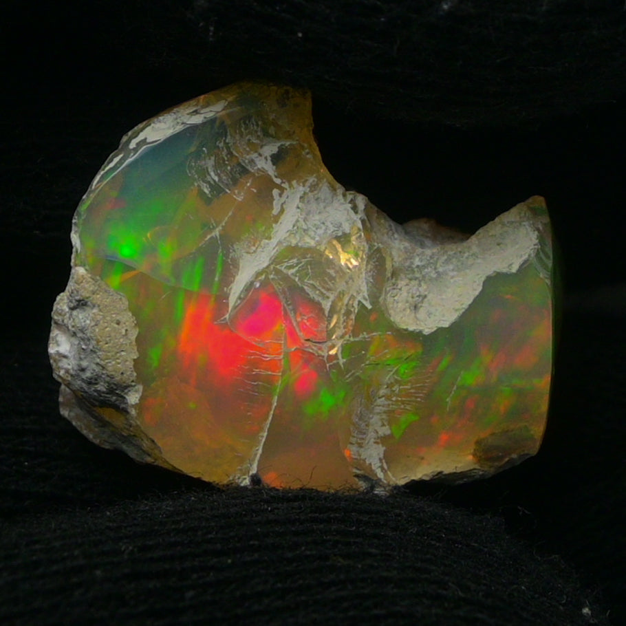 White Opal 16.50 Carats | Natural White Ethiopian Opal Rough - Ready for Cutting & Jewelry!