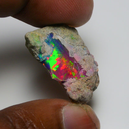 Very Rare Bi-Color Opal Rough 20.25 Cts Natural Ethiopian Opal Raw Jewelry Grade