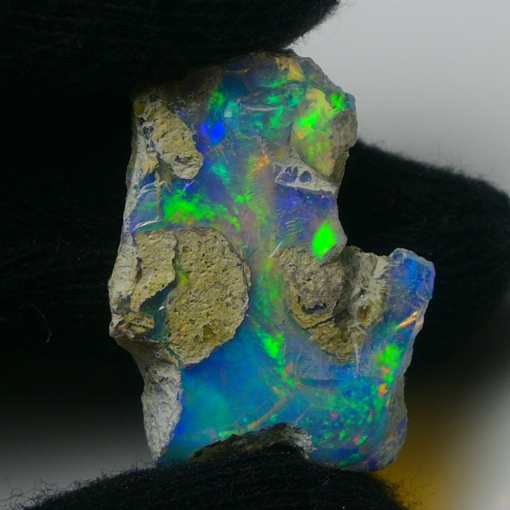 White Opal 13.80 Carats | Natural White Ethiopian Opal Rough - Ready for Cutting & Jewelry!