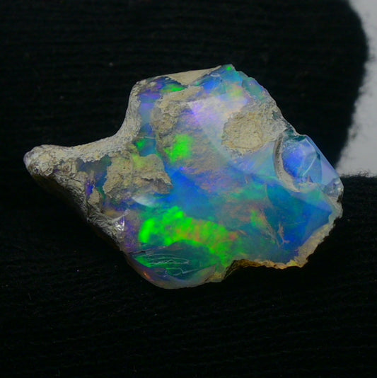 White Opal 9.70 Carats | Natural White Ethiopian Opal Rough - Ready for Cutting & Jewelry!