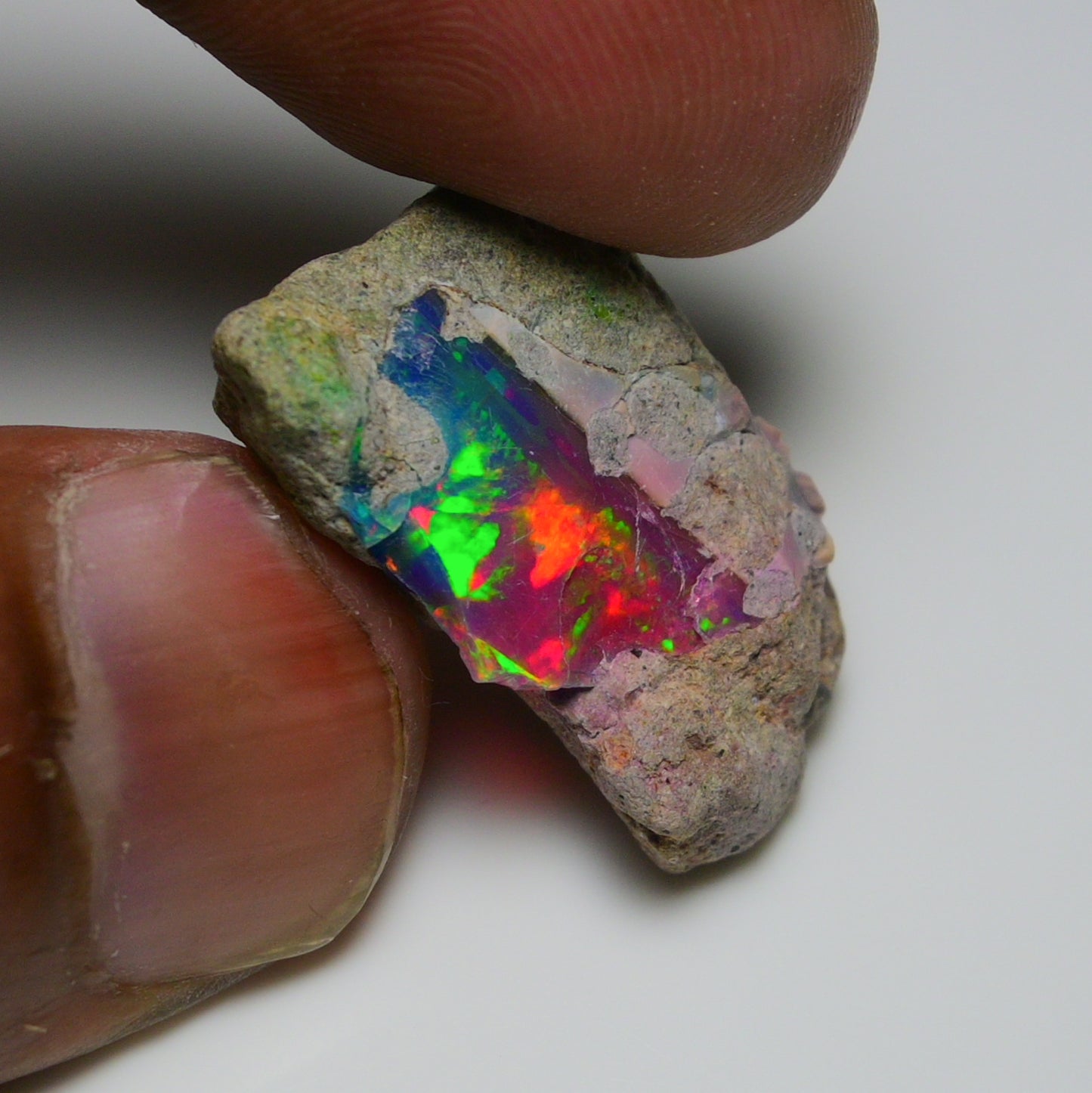 Very Rare Bi-Color Opal Rough 20.25 Cts Natural Ethiopian Opal Raw Jewelry Grade
