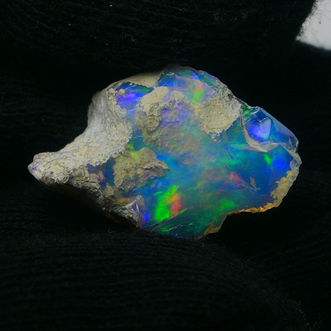 White Opal 9.70 Carats | Natural White Ethiopian Opal Rough - Ready for Cutting & Jewelry!
