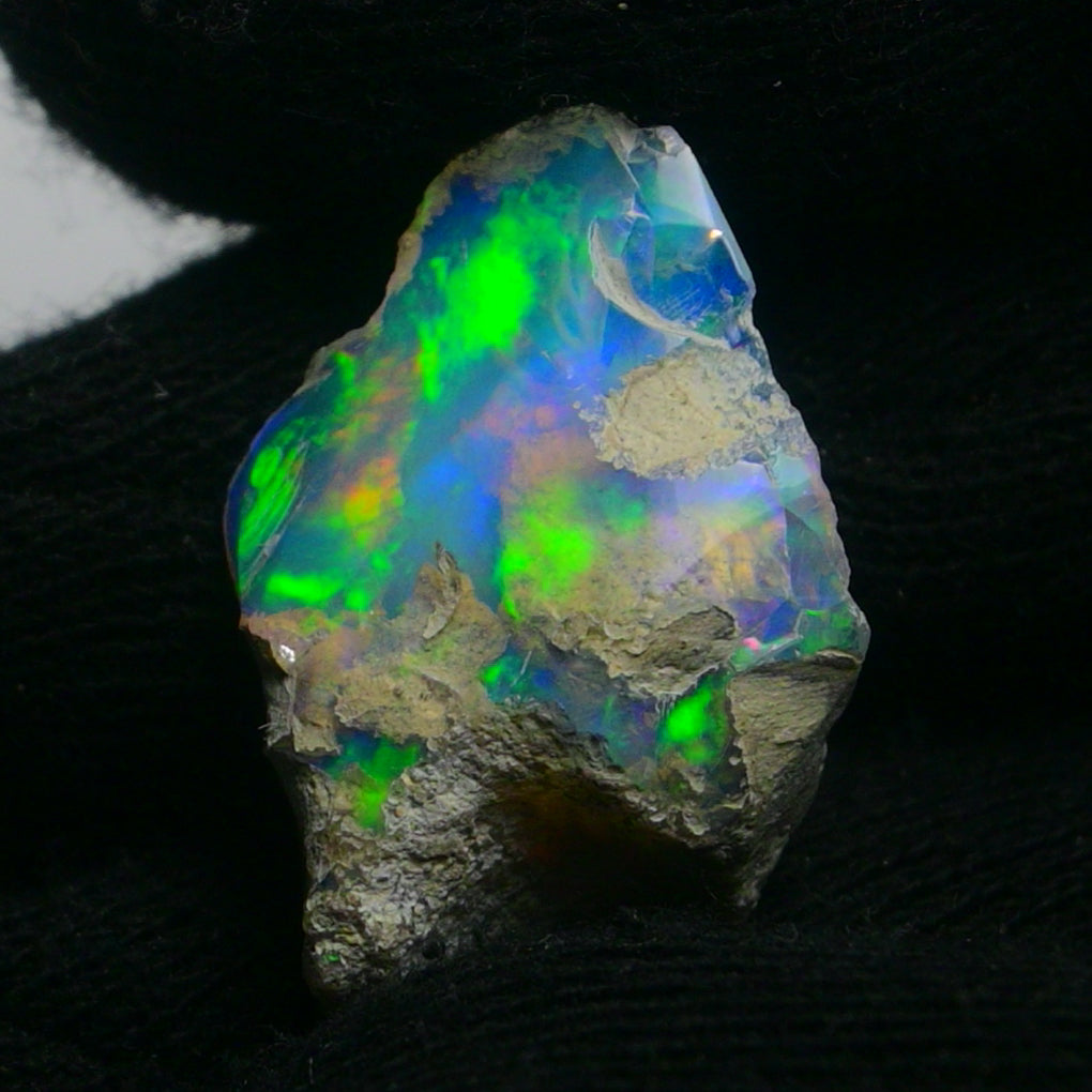 White Opal 9.70 Carats | Natural White Ethiopian Opal Rough - Ready for Cutting & Jewelry!