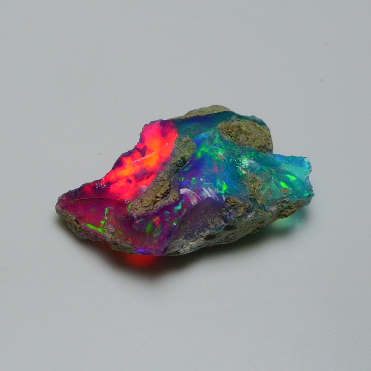 Very Rare Bi-Color Opal Rough 9.05 Cts Natural Ethiopian Opal Raw Jewelry Grade