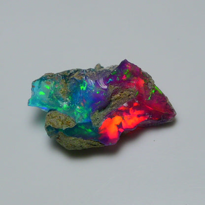 Very Rare Bi-Color Opal Rough 9.05 Cts Natural Ethiopian Opal Raw Jewelry Grade