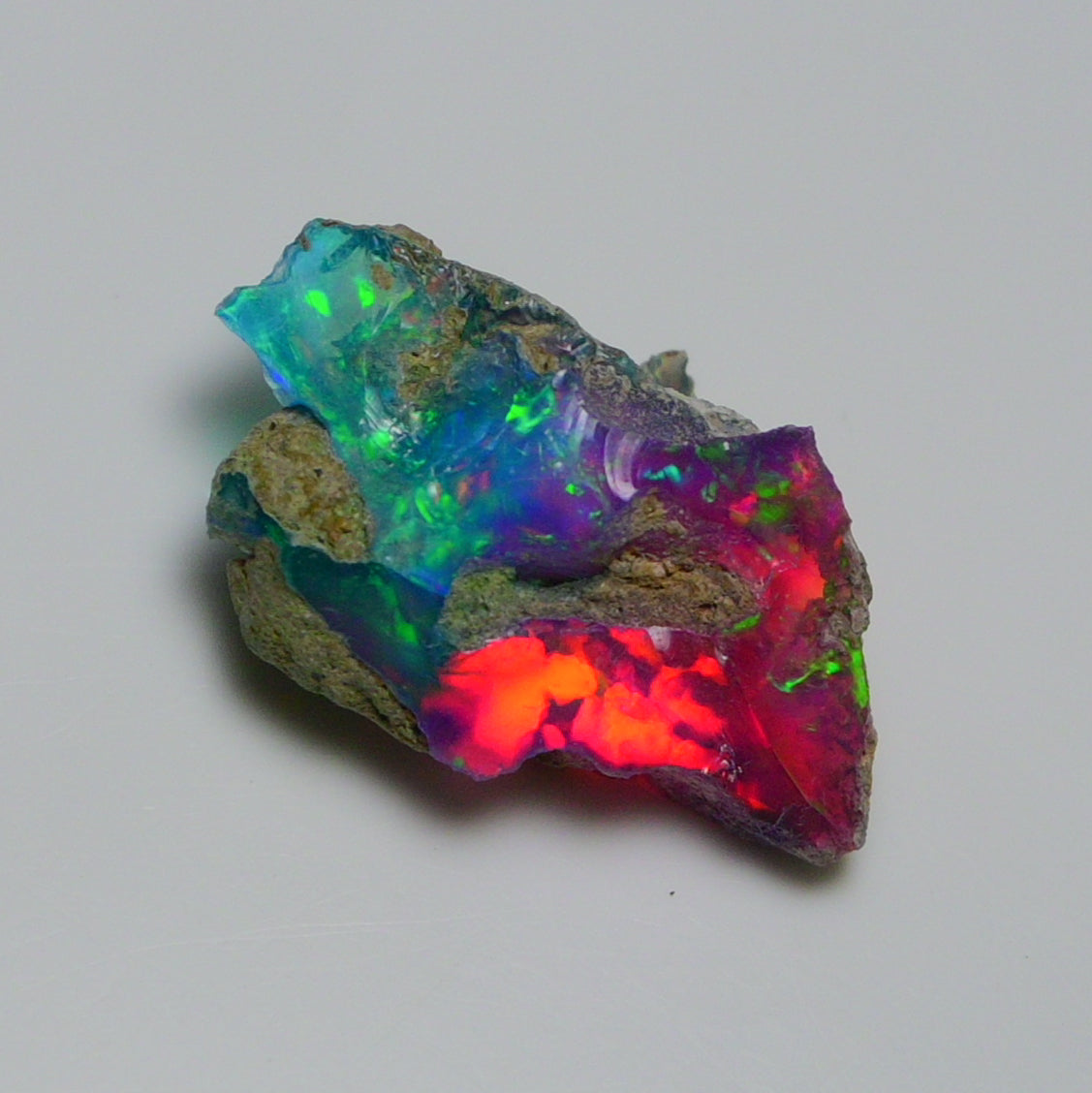 Very Rare Bi-Color Opal Rough 9.05 Cts Natural Ethiopian Opal Raw Jewelry Grade