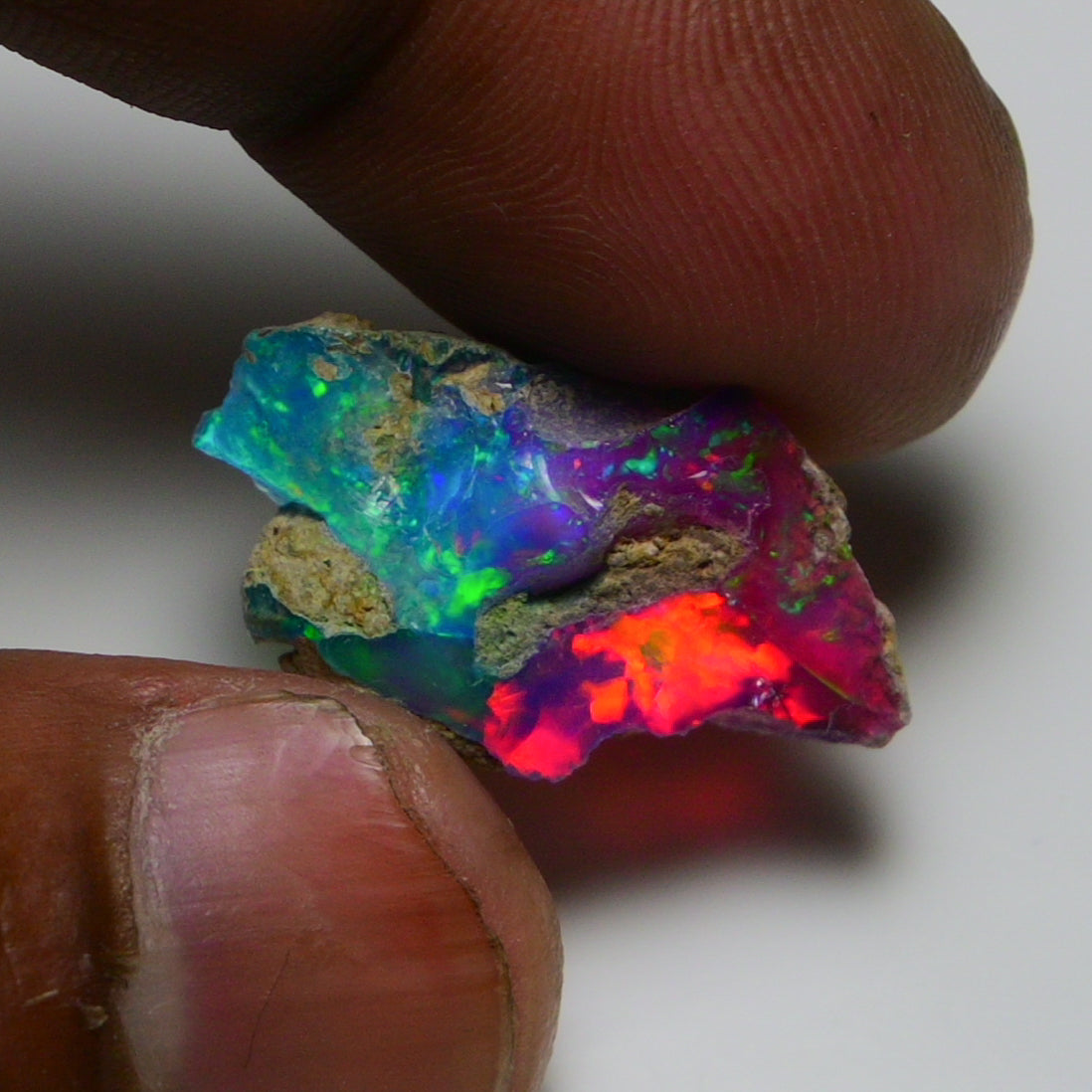 Very Rare Bi-Color Opal Rough 9.05 Cts Natural Ethiopian Opal Raw Jewelry Grade
