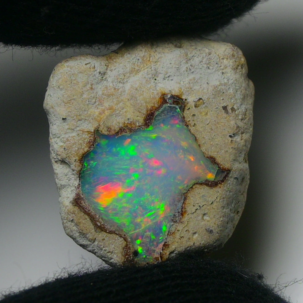 White Opal 15.10 Carats | Natural White Ethiopian Opal Rough - Ready for Cutting & Jewelry!
