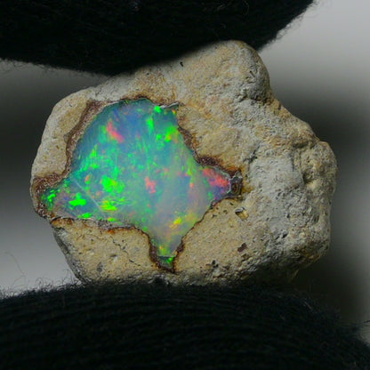 White Opal 15.10 Carats | Natural White Ethiopian Opal Rough - Ready for Cutting & Jewelry!