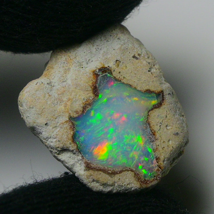 White Opal 15.10 Carats | Natural White Ethiopian Opal Rough - Ready for Cutting & Jewelry!