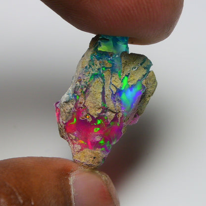 Very Rare Bi-Color Opal Rough 9.05 Cts Natural Ethiopian Opal Raw Jewelry Grade
