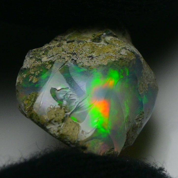 White Opal 11.25 Carats | Natural White Ethiopian Opal Rough - Ready for Cutting & Jewelry!