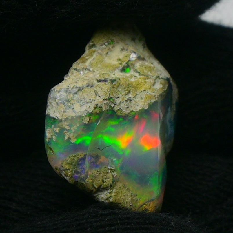 White Opal 11.25 Carats | Natural White Ethiopian Opal Rough - Ready for Cutting & Jewelry!
