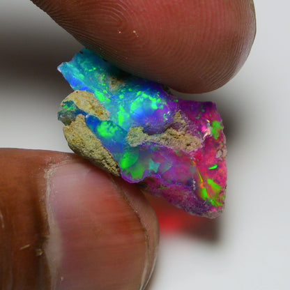 Very Rare Bi-Color Opal Rough 9.05 Cts Natural Ethiopian Opal Raw Jewelry Grade
