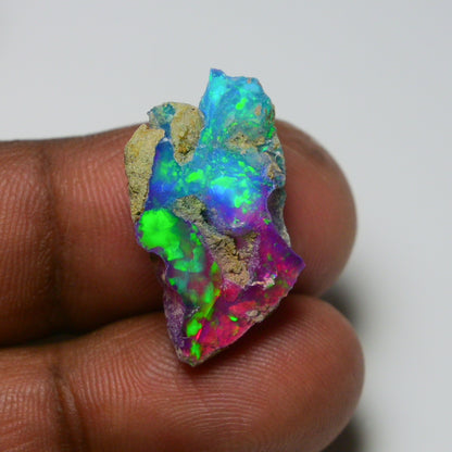 Very Rare Bi-Color Opal Rough 9.05 Cts Natural Ethiopian Opal Raw Jewelry Grade