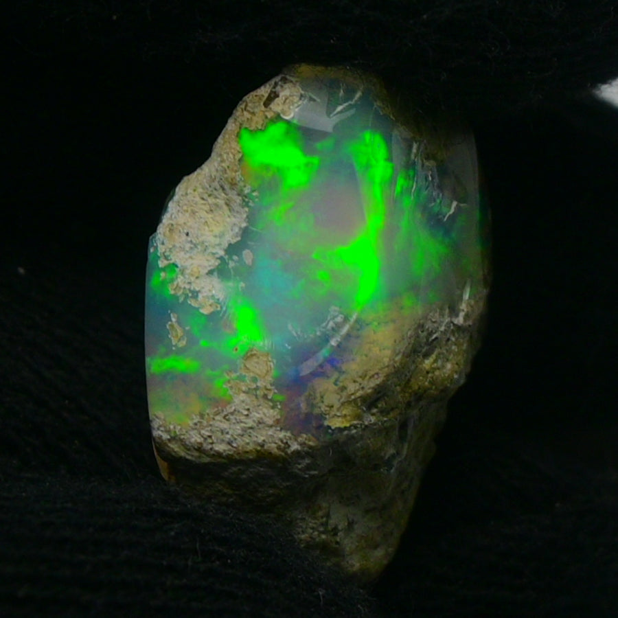 White Opal 11.25 Carats | Natural White Ethiopian Opal Rough - Ready for Cutting & Jewelry!