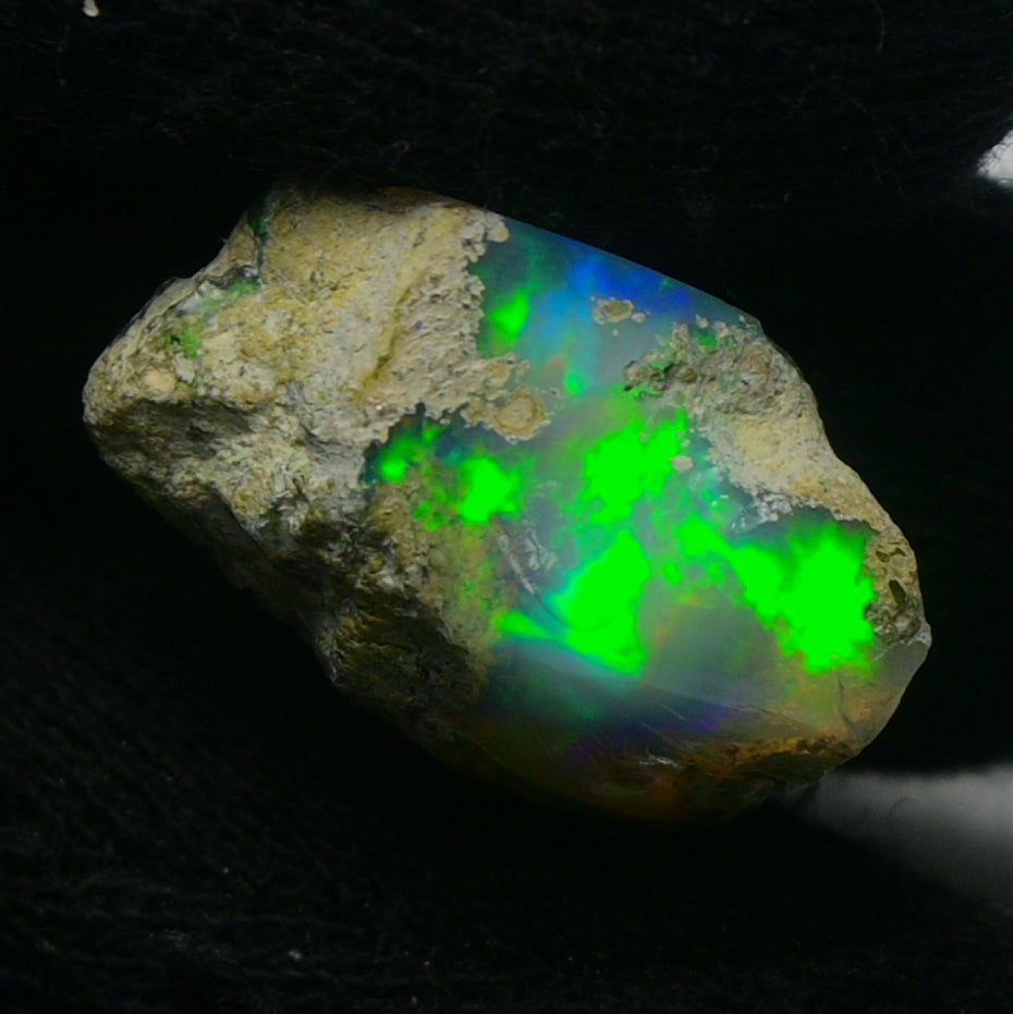 White Opal 11.25 Carats | Natural White Ethiopian Opal Rough - Ready for Cutting & Jewelry!