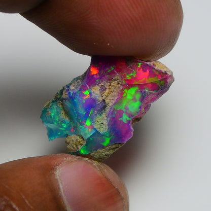 Very Rare Bi-Color Opal Rough 9.05 Cts Natural Ethiopian Opal Raw Jewelry Grade