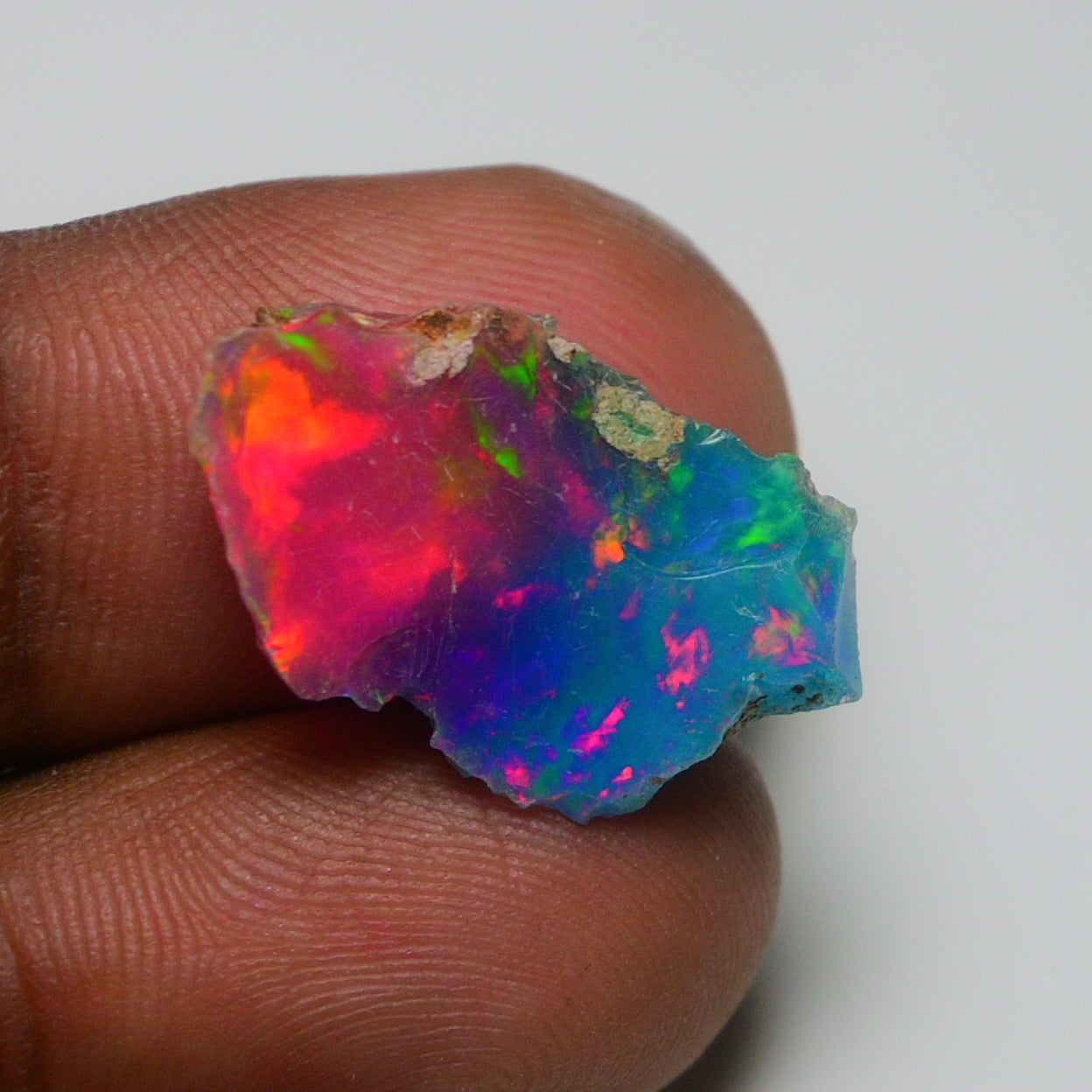Very Rare Bi-Color Opal Rough 5.90 Cts Natural Ethiopian Opal Raw Jewelry Grade