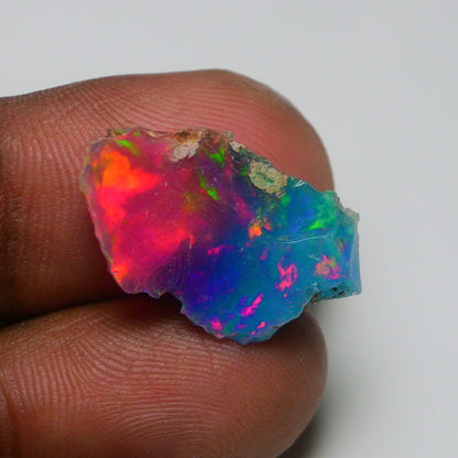 Very Rare Bi-Color Opal Rough 5.90 Cts Natural Ethiopian Opal Raw Jewelry Grade