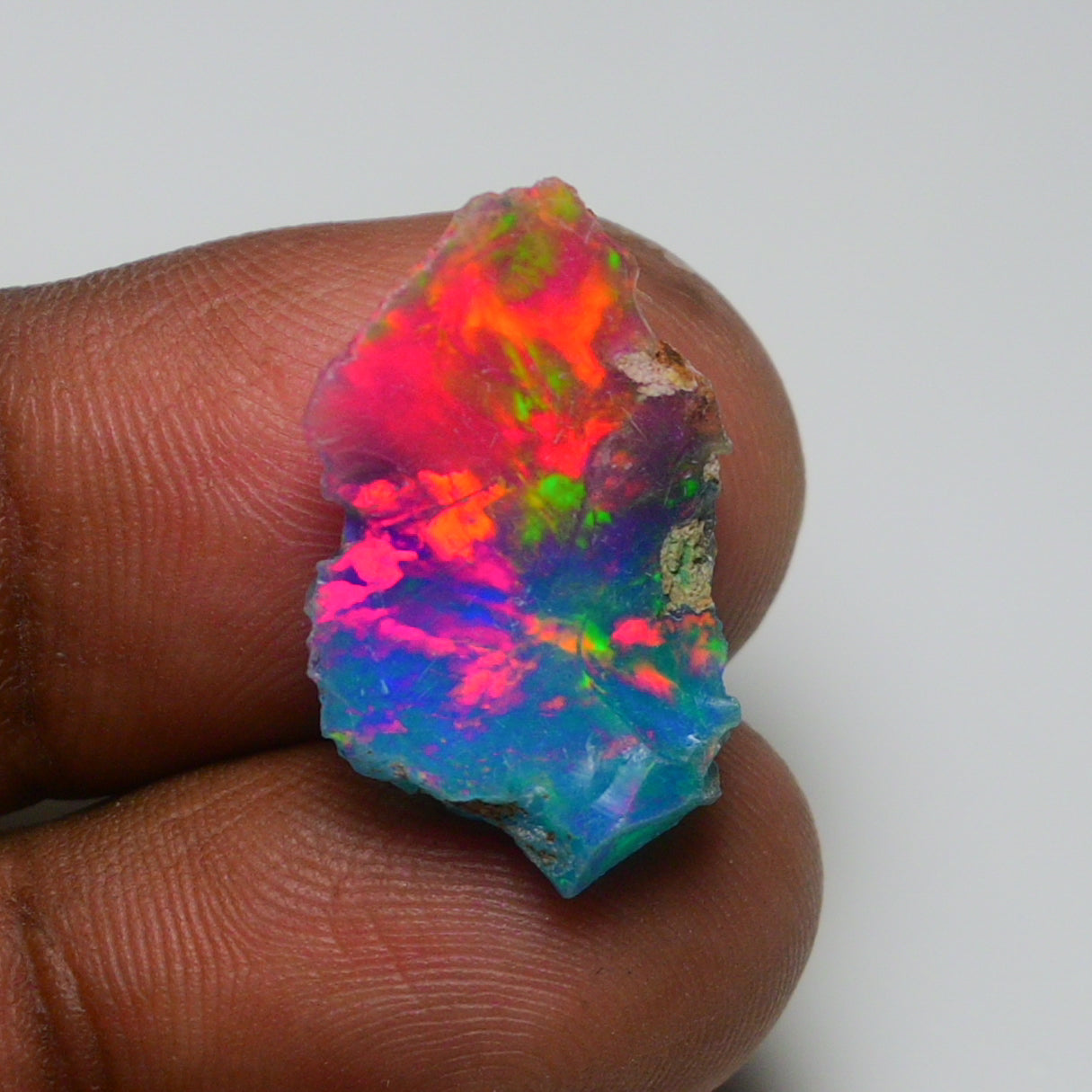 Very Rare Bi-Color Opal Rough 5.90 Cts Natural Ethiopian Opal Raw Jewelry Grade