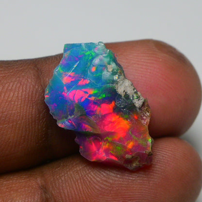 Very Rare Bi-Color Opal Rough 5.90 Cts Natural Ethiopian Opal Raw Jewelry Grade