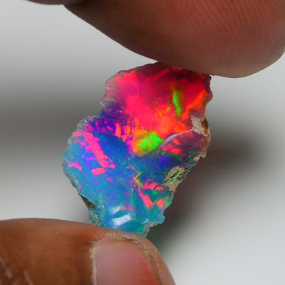 Very Rare Bi-Color Opal Rough 5.90 Cts Natural Ethiopian Opal Raw Jewelry Grade