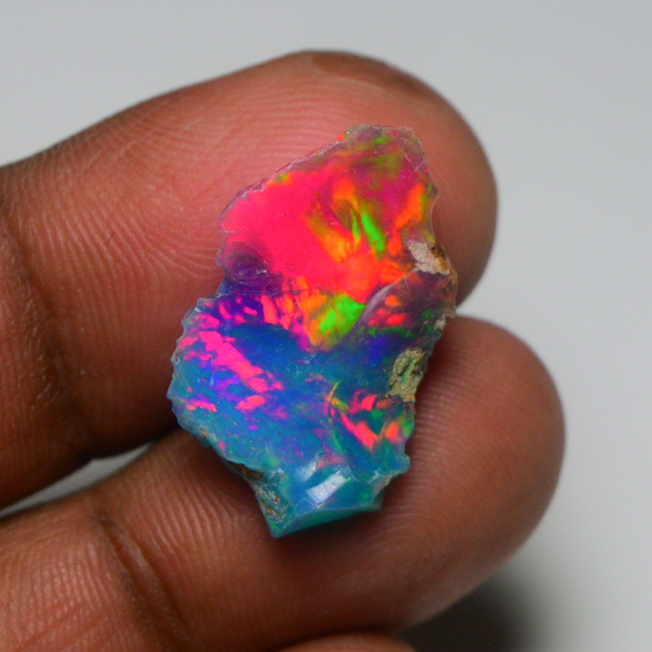 Very Rare Bi-Color Opal Rough 5.90 Cts Natural Ethiopian Opal Raw Jewelry Grade