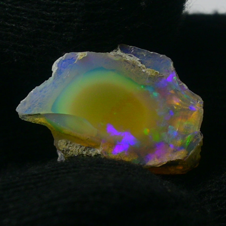 White Opal 8.00 Carats | Natural White Ethiopian Opal Rough - Ready for Cutting & Jewelry!