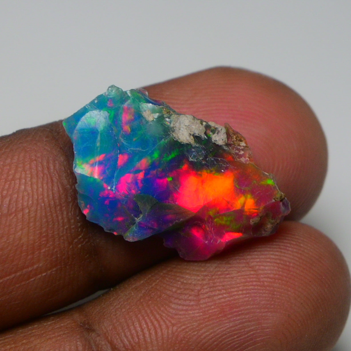 Very Rare Bi-Color Opal Rough 5.90 Cts Natural Ethiopian Opal Raw Jewelry Grade