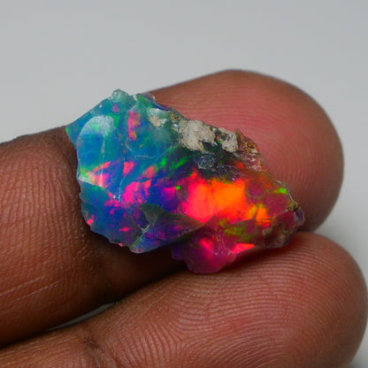 Very Rare Bi-Color Opal Rough 5.90 Cts Natural Ethiopian Opal Raw Jewelry Grade