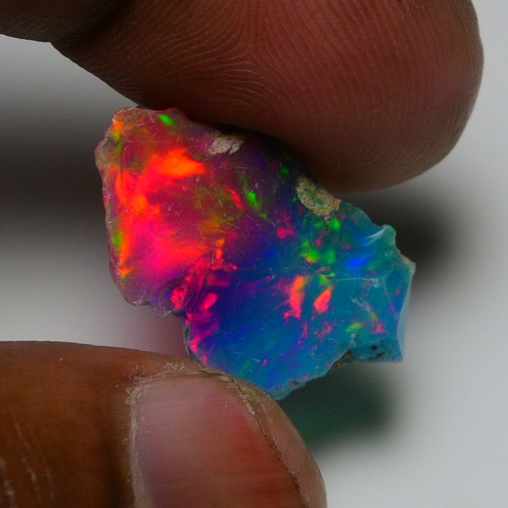 Very Rare Bi-Color Opal Rough 5.90 Cts Natural Ethiopian Opal Raw Jewelry Grade