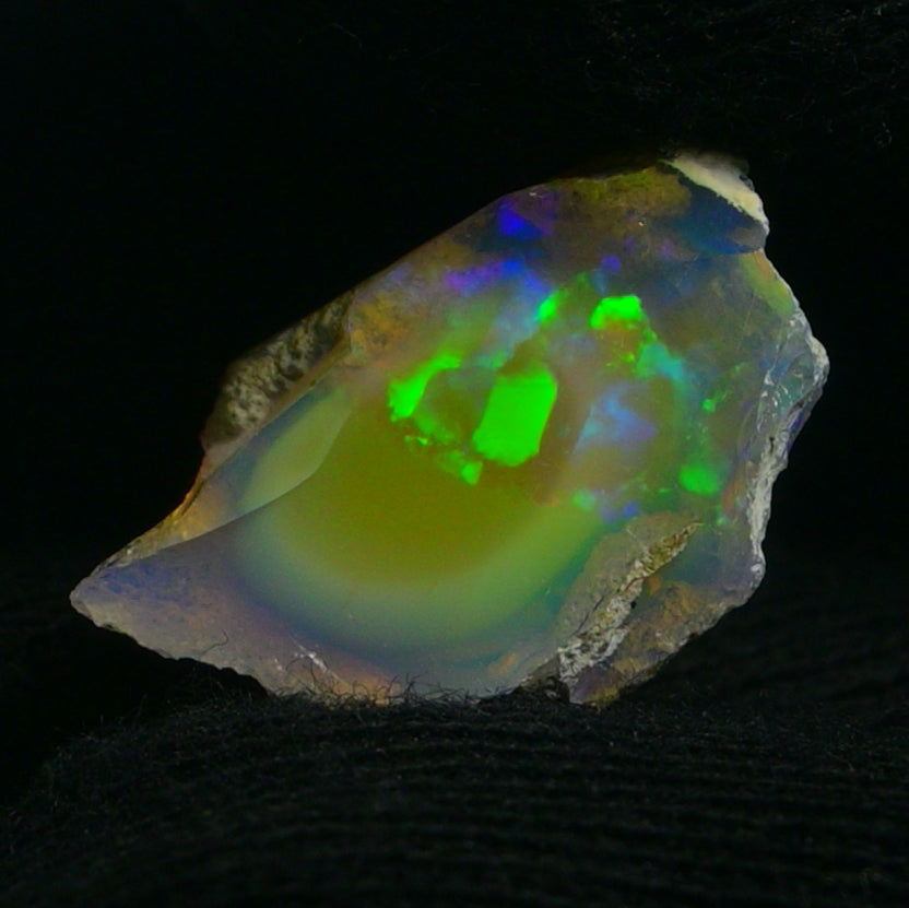 White Opal 8.00 Carats | Natural White Ethiopian Opal Rough - Ready for Cutting & Jewelry!