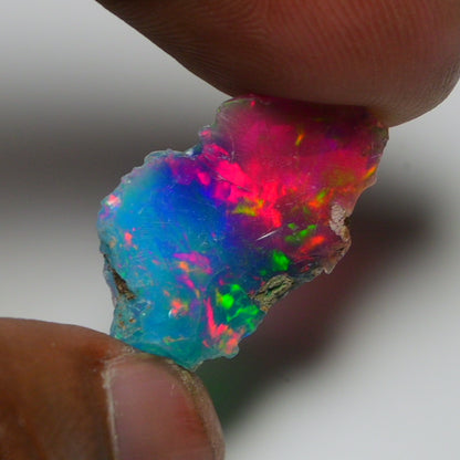 Very Rare Bi-Color Opal Rough 5.90 Cts Natural Ethiopian Opal Raw Jewelry Grade