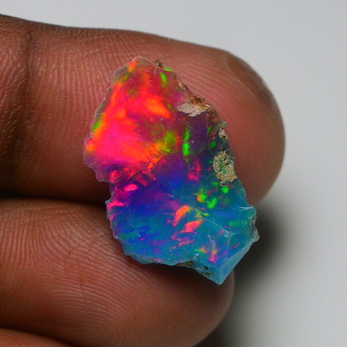 Very Rare Bi-Color Opal Rough 5.90 Cts Natural Ethiopian Opal Raw Jewelry Grade