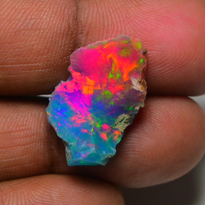 Very Rare Bi-Color Opal Rough 5.90 Cts Natural Ethiopian Opal Raw Jewelry Grade