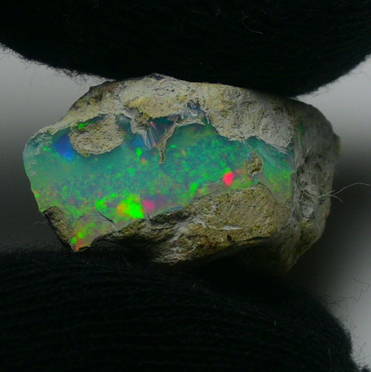 White Opal 15.40 Carats | Natural White Ethiopian Opal Rough - Ready for Cutting & Jewelry!
