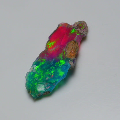Very Rare Bi-Color Opal Rough 6.55 Cts Natural Ethiopian Opal Raw Jewelry Grade